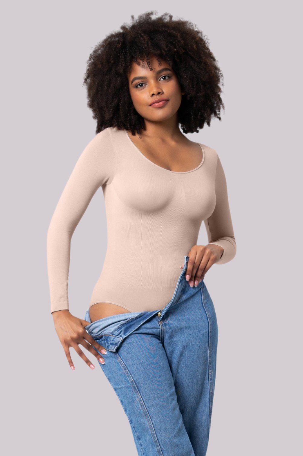 Comfit™ Amber - Premium Long-Sleeve Bodysuit