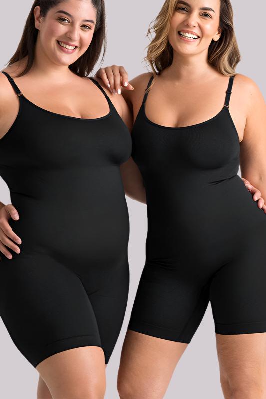 Comfit™ Amara - Ronde Hals Mid-Thigh Bodysuit