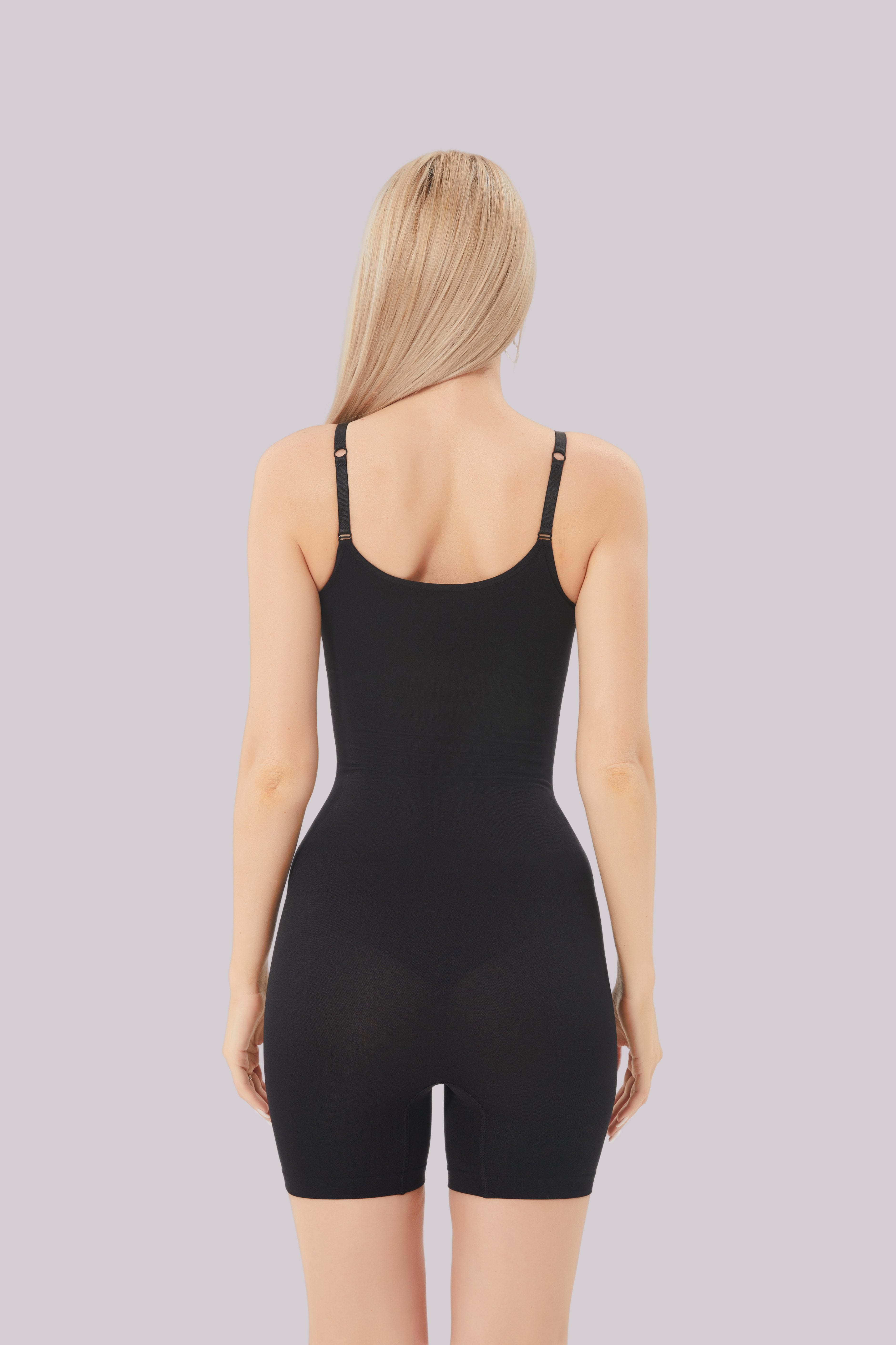 Comfit™ Amara - Ronde Hals Mid-Thigh Bodysuit