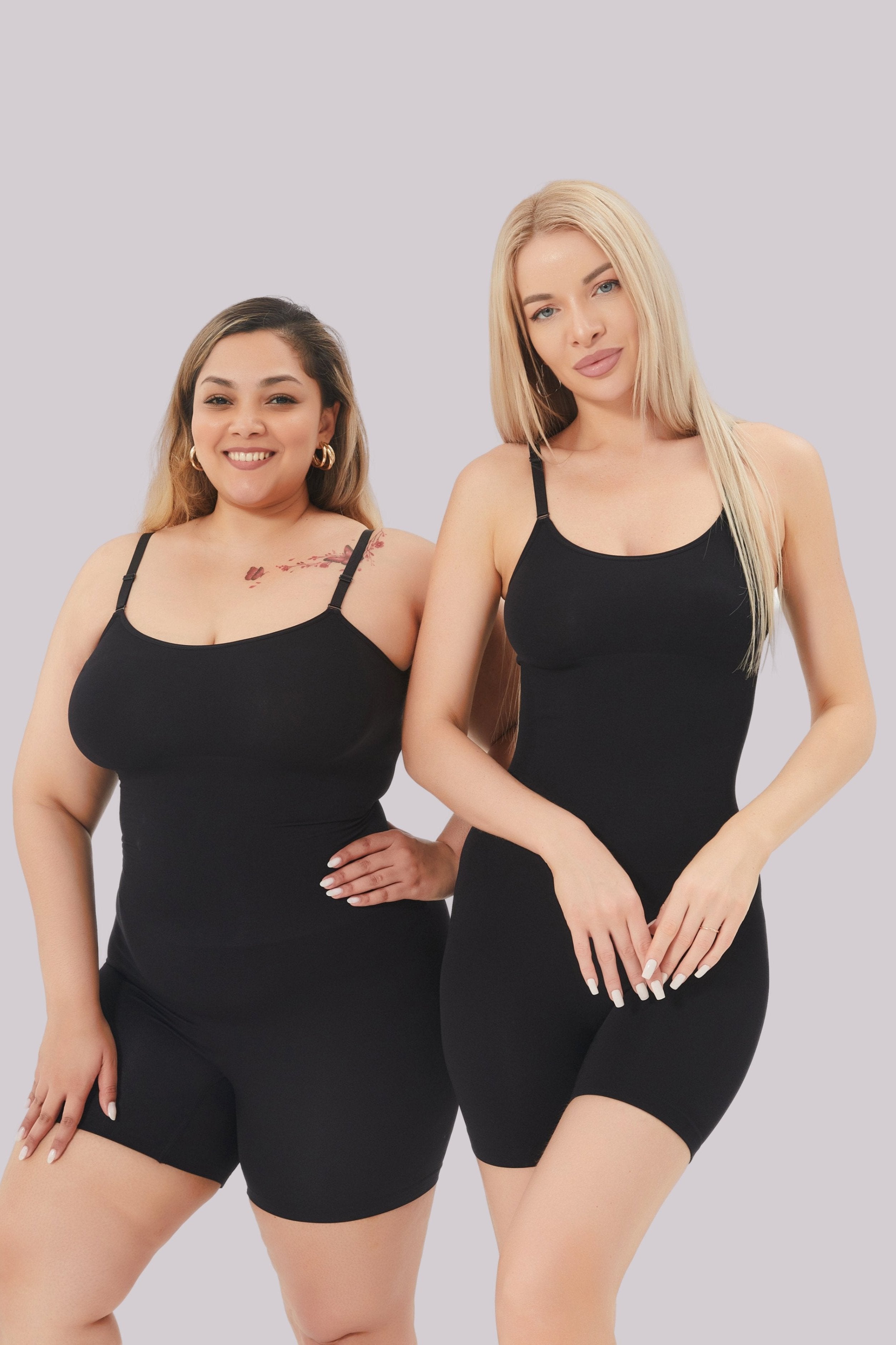 Comfit™ Amara - Ronde Hals Mid-Thigh Bodysuit