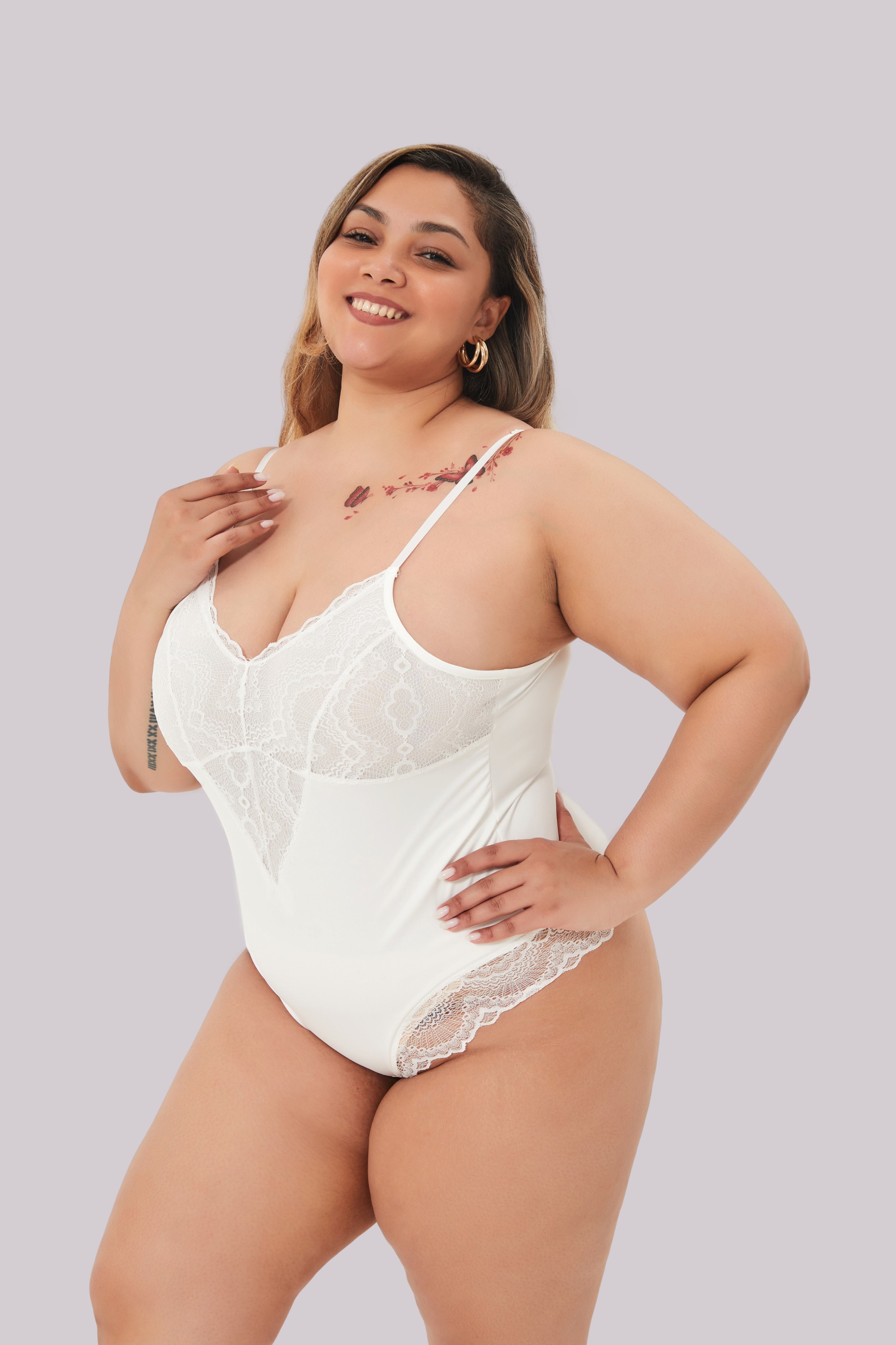 Comfit™ Rosaline - Kanten Shapewear Bodysuit